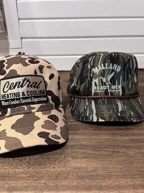 Pair of Camo Logo Trucker Hats